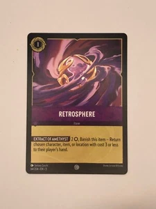 Retrosphere 64/204 Disney's Lorcana Shimmering Skies Non-Foil - Picture 1 of 2