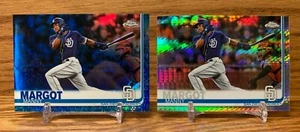 Manny Margot 2019 Topps cromo refractor azul #143/150 + prisma Tampa Bay Rays - Imagen 1 de 2