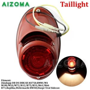 Motorcycle Brake Tail Light Rear Fender Mud Guard For Zündapp KS750 DB BMW R75 - Picture 1 of 10