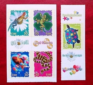 Ireland Stamps 2001 1313/17 Greeting. Fauna. 5V. Adhesive Pr. Booklet - Picture 1 of 1