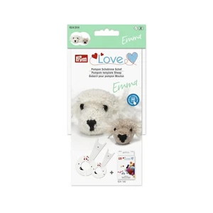 Prym Love 3X Pom Plantilla Kits Ovejas Emma Cerdo Percy Gato Mimi Artesanía Niños - Imagen 1 de 12