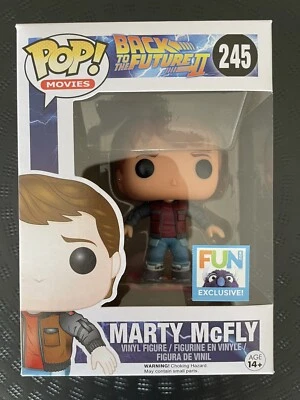 Funko Pop ! Back To The Future -  Marty McFly #245 Fun Com Exclusive 2015 - Photo 1/4
