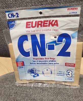 ⭐️ (3pk) Eureka CN-2 Disposable Dust Bags - 6830 Series - Image 1 of 4