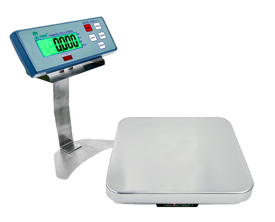 Tree Piza 25 Pizza Kitchen Scale 25lbs X 0.005lb Rs232 & AC Adapter DISCOUNTED