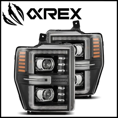 AlphaRex LUXX LED Projector Headlights 08-10 Ford F250 F350 F450 F550 Super Duty - Image 1 of 4