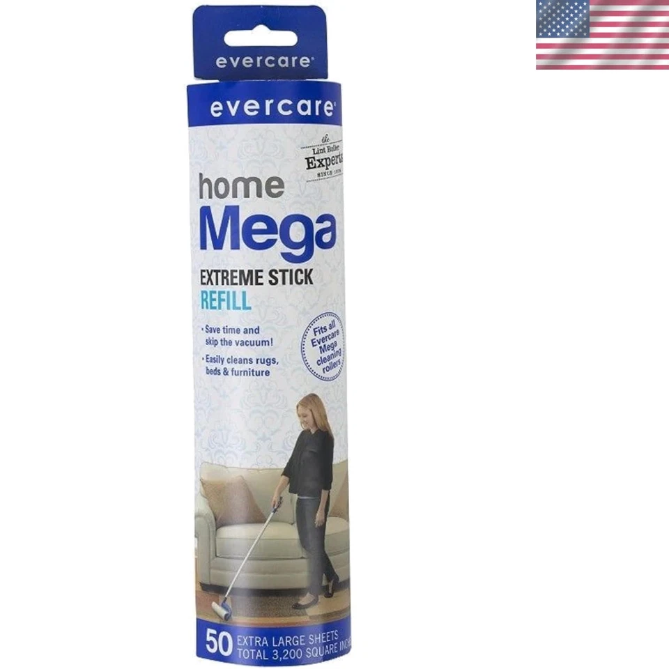 Evercare Mega Roller Recarga 50 Hojas Paquete de 6 Foto 1 de 2