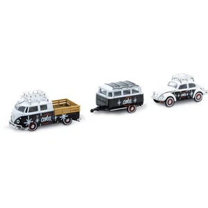 1960 VW Double Cab Stake Pickup Trailer & 1953 Beetle - Coca Cola - Picture 1 of 6