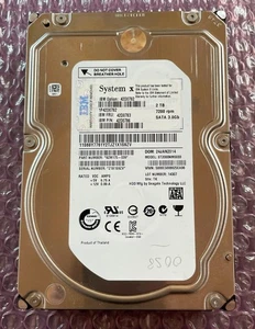 Hard Disk IBM 2TB 7200 RPM SATA 3.5" HARD DISK HDD 42D0782 42D0783 42D0786 - Foto 1 di 9