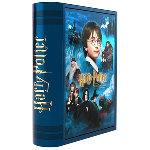 Harry Potter Piedra Filosofal Caja de Libros Metálica Juego de Papelería 7 Piezas - NUEVO - Imagen 1 de 7