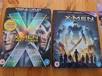 X-MEN FIRST CLASS+DAYS OF FUTURE PAST BLU RAY DISCS VGC - Image 1 of 4