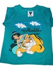 Vintage Aladdin Jasmine raja Shirt 1990s Original Disney Kids SSI Sz 5/6 Green