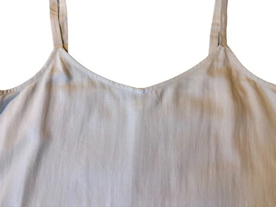 Eileen Fisher 100% Silk  Loose Fit Camisole Tank Top Small Taupe Breathable - Image 1 of 4