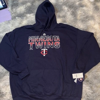 Minnesota Twins MLB Authentic Collection Majestic Sweatshirt Hoodie XL NWT - Image 1 of 4