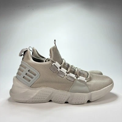 Tênis casual masculino de corrida atlética moda sola robusta cinza raio X tamanho 12 - Imagem 1 de 4