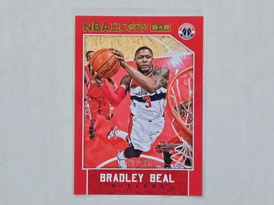 2015-16 Panini NBA Hoops /299 Bradley Beal Red Parallel #7 Washington Wizards - Image 1 of 2