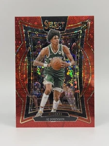AJ JOHNSON - 2024-25 Select Basketball #67 - ROOKIE - H2 RED DISCO /49 - Picture 1 of 3