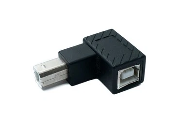SYSTEM-S USB 2.0 Adapter Type B Male to Female Up Angled Angle - Image 1 of 4