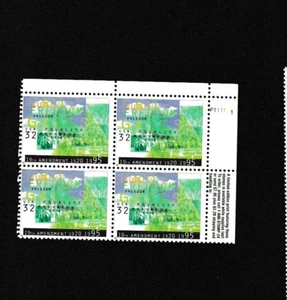 Unused US Postage 4 Block 32c Stamps 19th Amendment 1920 - Picture 1 of 1