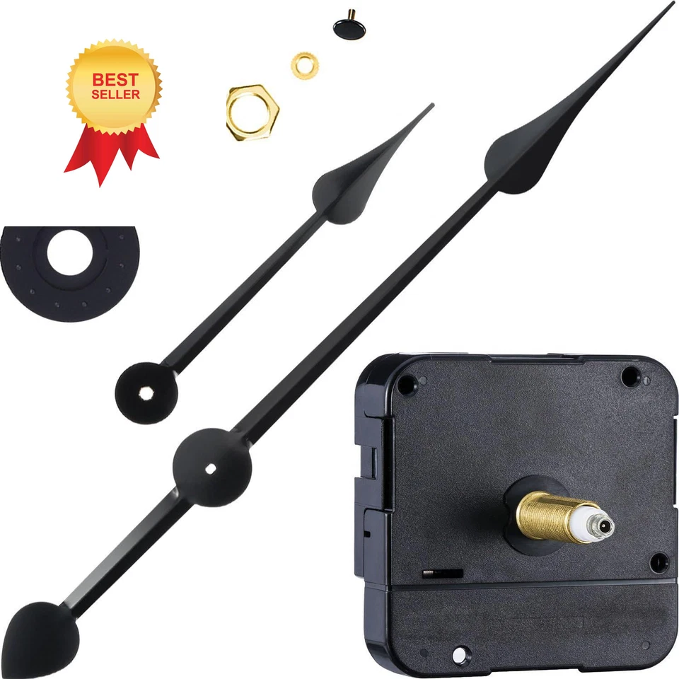 Willbond Long Shaft High Torque Clock Movement Motor With 7 Inch Spade Hands