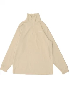 INVICTA Womens Zip Neck Fleece Jumper UK 16 Large Beige Polyester BF09 - Picture 1 of 4