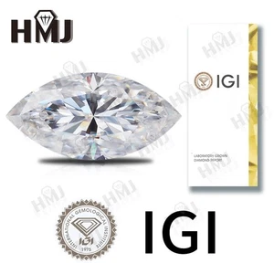 Lab-Grown CVD Loose Diamond 3CT Marquise D, FL IGI Certified D Color CLARITY Gem - Picture 1 of 35