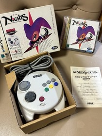 SEGA Saturn NiGHTS Controller Pad Set Boxed Manual With NiGHTS Dream Package