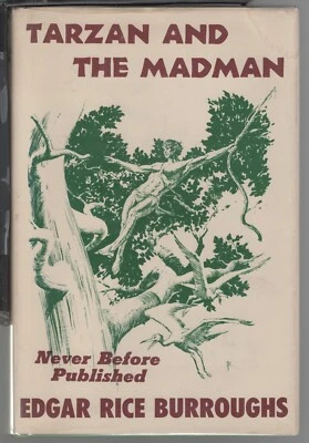 Edgar Rice Burroughs TARZAN AND THE MADMAN 1964 Canaveral Press Green Cove - Image 1 of 4