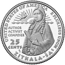 2024 S Clad Proof American Women Quarter Zitkala-Sa In Hand Free Shipping