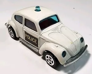 Corgi Juniors Whizzwheels Volkswagen 1300 Beetle 1/64 Diecast Police VW Bug - Picture 1 of 10