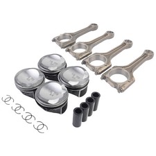 4 x piston 4 x connecting rod Ø 23 mm for VW Passat Audi A4 Skoda Superb 1.8 TFSI