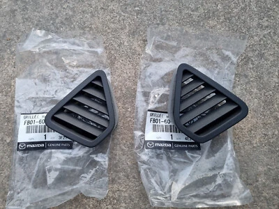 Cubiertas de ventilación descongelador tablero Mazda FC3S RX7 NUEVO FB01-60-171A-02 FB01-60-161A-02 Foto 1 de 2