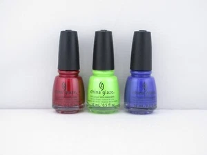 China Glaze Nail Polish Lacquer, CHOOSE A Color- FREE SHIPPING, NEW! - Picture 1 of 10