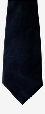 NWT EMPORIO ARMANI men's suit necktie tie dark navy blue Cravatte Jacquard sharp - Image 1 of 2
