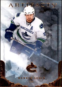 2010-11 Artifacts Canucks Hockey Card #58 Henrik Sedin