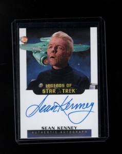  Star Trek TOS Archives & Inscriptions Sean Kenney LA13 autographed card