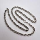 Vintage Sterling Silver 925 Women's Men's Jewelry Chain Necklace Marked 12.2 gr