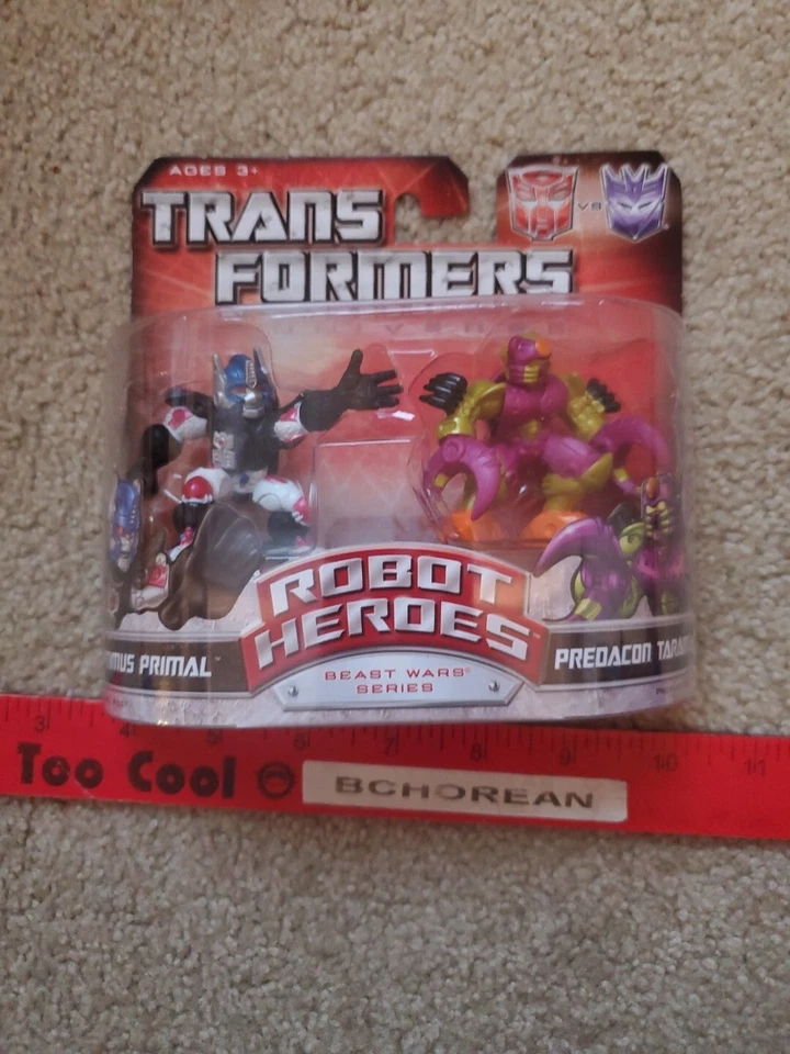 Transformers Universe Robot Heroes Beast Wars Series Optimus Primal & Tarantulas - Image 1 of 1