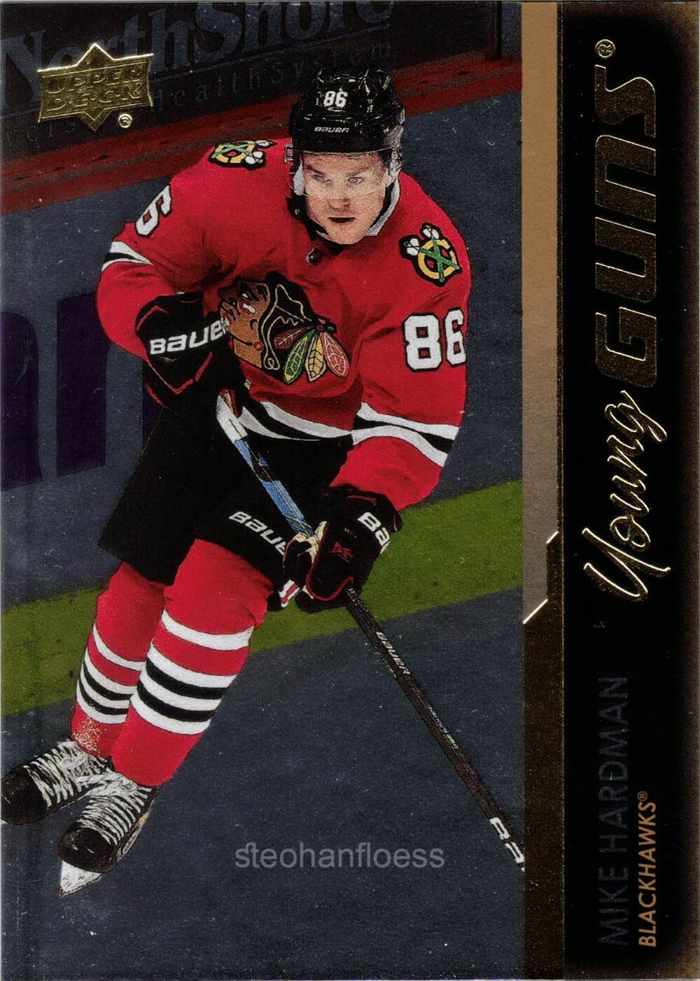 2021-22 Upper Deck Series 1 Silver Foil Young Guns #208 Mike Hardman