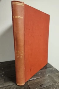 Holiday Travel Magazine Volume 8 July-Dec.1950 Bound Books,Ads - Imagen 1 de 11
