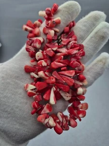 USSR Vintage Jewelry Soviet Era Necklace Beaded Retro Ornament - Picture 1 of 19