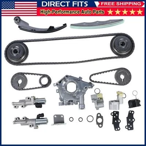 Timing Chain VVT Gear Kit with Oil Pump For 2004-2009 Nissan Maxima Quest 3.5L - Picture 1 of 21