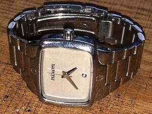 Nixon Ladies The Small Player VIP Pass Real Diamond All Stainless Dress Watch