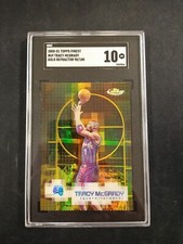 2000-01 Tracy Mcgrady Gold Refractor 098/100 ORLANDO MAGIC SGC 10 GEM-MT 