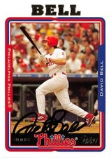 David Bell autographed Baseball Card (Philadelphia Phillies) 2005 Topps #44