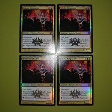 FOIL Rakdos Ringleader x4 Return to Ravnica 4x Playset Magic the Gathering