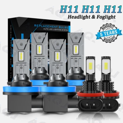 For Buick Verano 2012 2013 2014 2015-2017 Upgrade LED Headlight +Fog Light Bulbs - Image 1 of 4