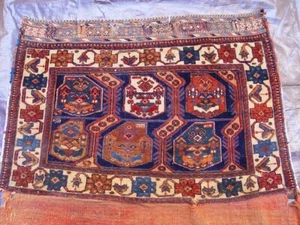 Antique Saddle-Bag Afsharr Hand Knotted Wool Tribal Wool Rug  31" x 42" - Picture 1 of 24