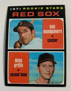 1971 Bob Montgomery # 176 Boston Red Sox Topps Baseball Card - Picture 1 of 2