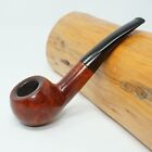 Ludwig Deluxe Smooth Bent Author Estate Briar Tobacco Smoking Pipe