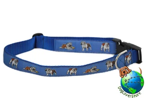 Cuello Ajustable Bulldog Extra Grande XL 13-26" Azul - Imagen 1 de 1